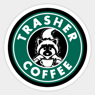 Trasher Coffee Sticker